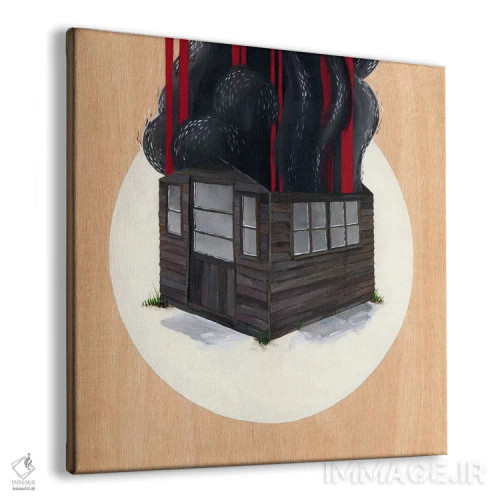 تابلو آلونک ۱ اثر فیموس ون دد (هنرمند معاصر با نام مستعار) - نمای پرسپکتیو محصول