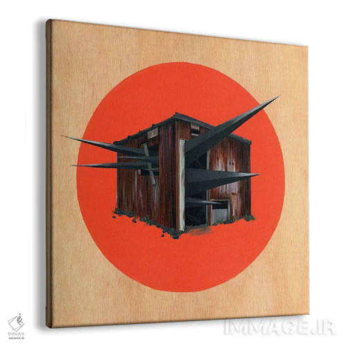 تابلو آلونک ۳ اثر فیموس ون دد (هنرمند معاصر با نام مستعار) - نمای پرسپکتیو محصول