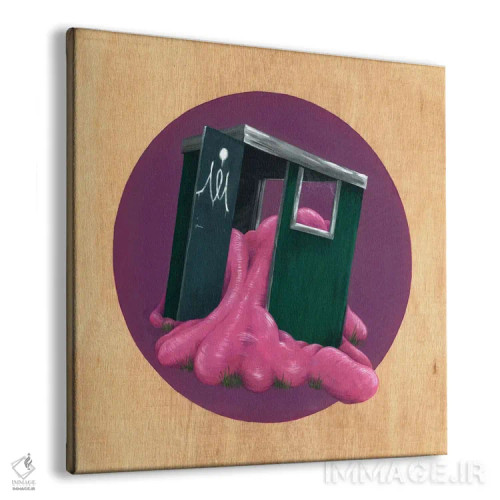 تابلو آلونک ۴ اثر فیموس ون دد (هنرمند معاصر با نام مستعار) - نمای پرسپکتیو محصول