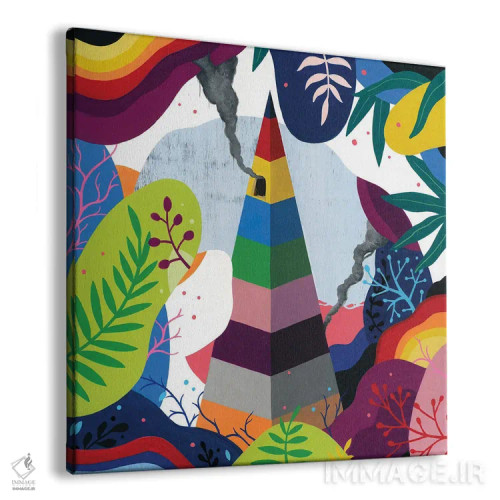 تابلو اهرام (هرم) اثر فیموس ون دد (هنرمند معاصر با نام مستعار) - نمای پرسپکتیو محصول