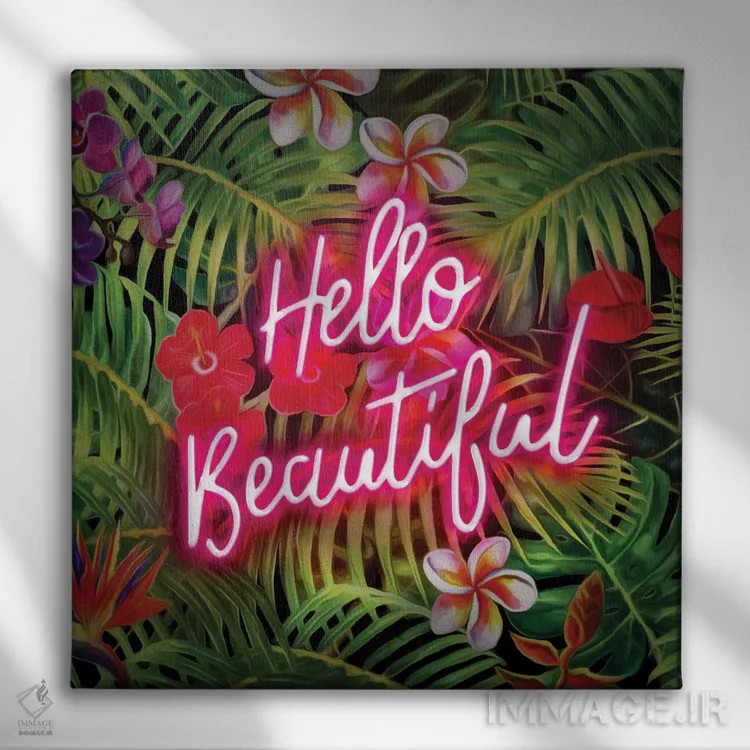 تابلو سلام زیبا اثر فرانک آموروسو - نمای روبهرو روی دیوار