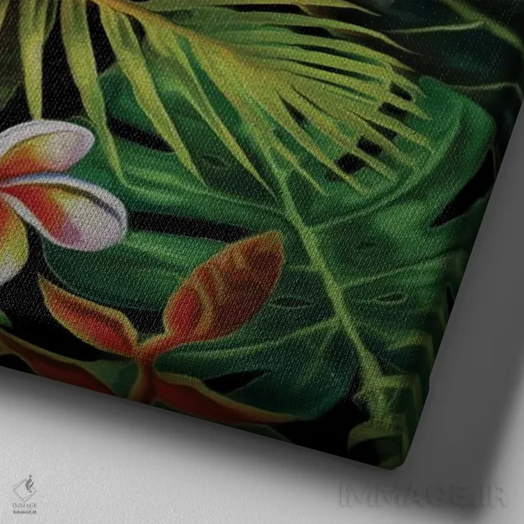 تابلو سلام خوشگل اثر فرانک آموروسو - نمای نزدیک بافت بوم