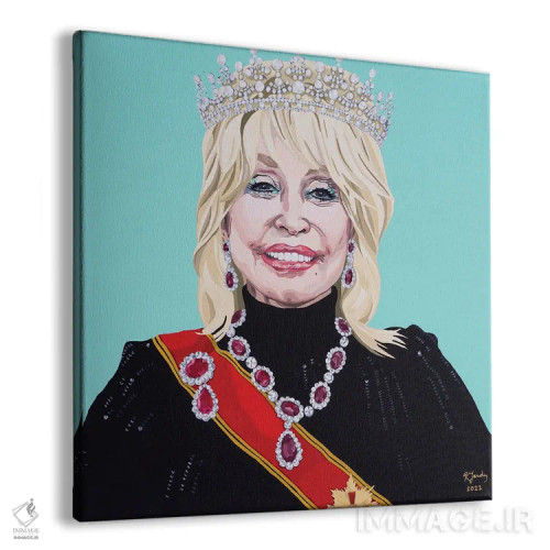 تابلو دالی، واقعاً یک ملکه اثر کریستین فاردی - نمای پرسپکتیو محصول