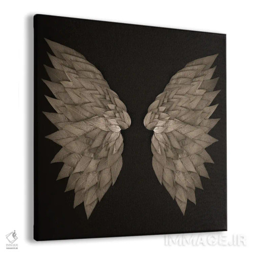 تابلو بالهای فرشته بادلیا (گل) اثر آلیسون فنل - نمای پرسپکتیو محصول