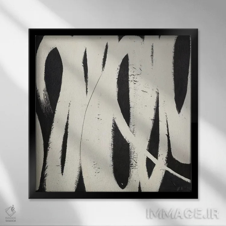 تابلو چرخش دورادور اثر دیزاین فابریکن (استودیو طراحی دانمارکی) - نمای قابدار مشکی