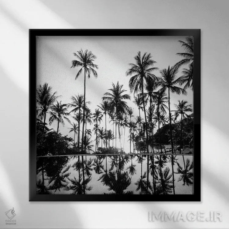 تابلو عکس هنر معاصر ۵ اثر دیزاین فابریکن (استودیو طراحی دانمارکی) - نمای قابدار مشکی