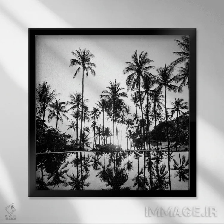 تابلو عکس هنر معاصر ۵ اثر دیزاین فابریکن (استودیو طراحی دانمارکی) - نمای قابدار مشکی