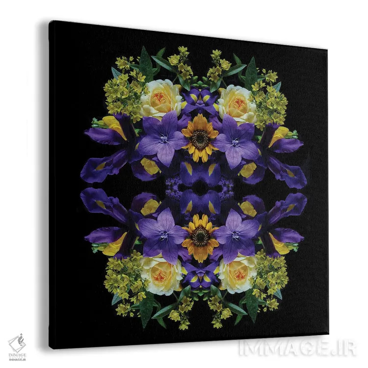 تابلو گلهای باغ عدن اثر آلیسون فنل - نمای پرسپکتیو محصول