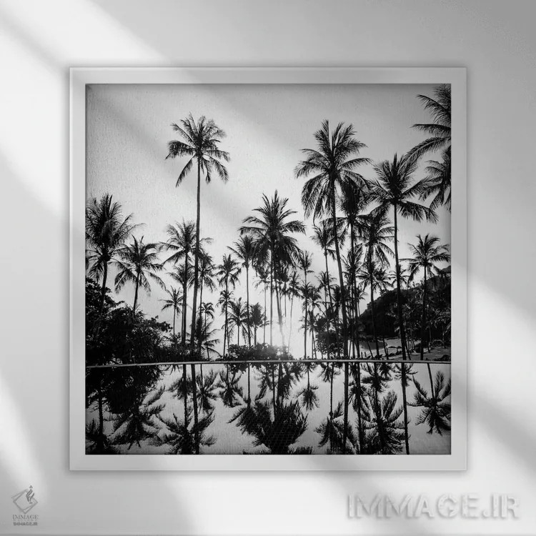 تابلو عکس هنر معاصر ۵ اثر دیزاین فابریکن (استودیو طراحی دانمارکی) - نمای قابدار سفید