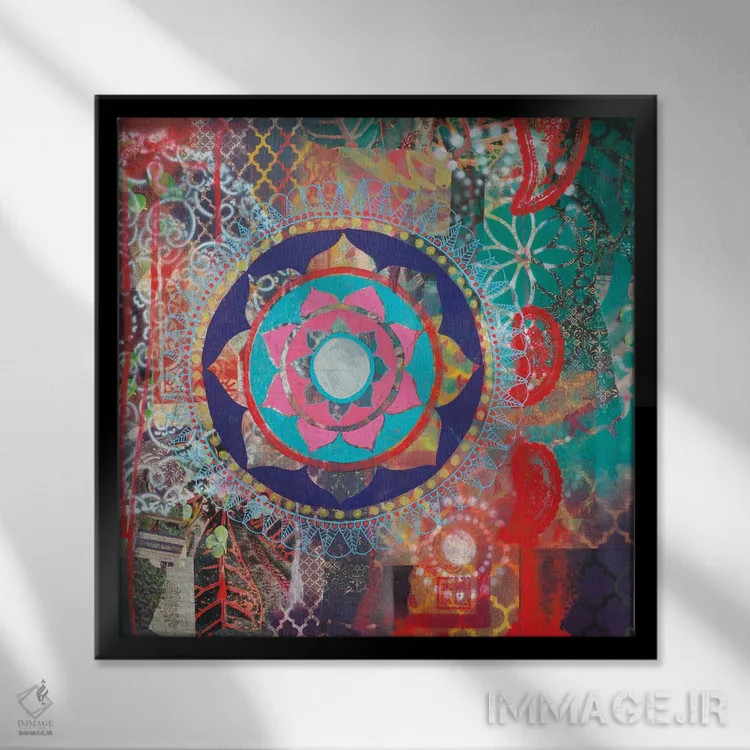 تابلو کروی تیره اثر فِیث ایوانز-سیلز - نمای قابدار مشکی