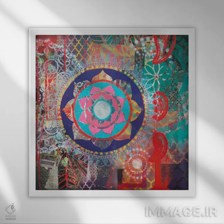 تابلو کروی تیره اثر فِیث ایوانز-سیلز - نمای قابدار سفید