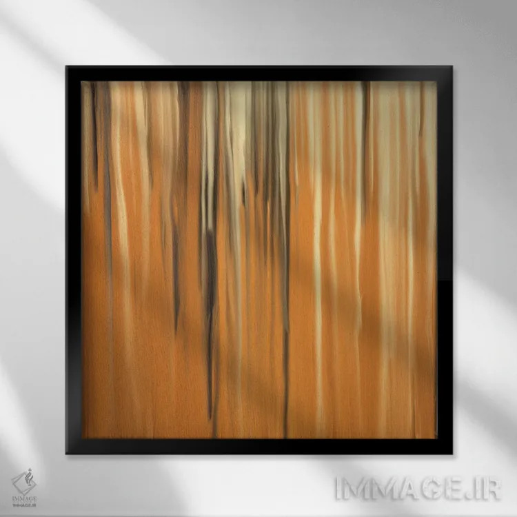 تابلو ماسههای جنبشی اثر فایو بای فایو کالکتیو - نمای قابدار مشکی