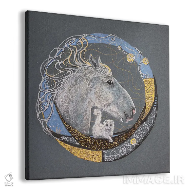 تابلو دوستان اثر فافا کورولوا - نمای پرسپکتیو محصول