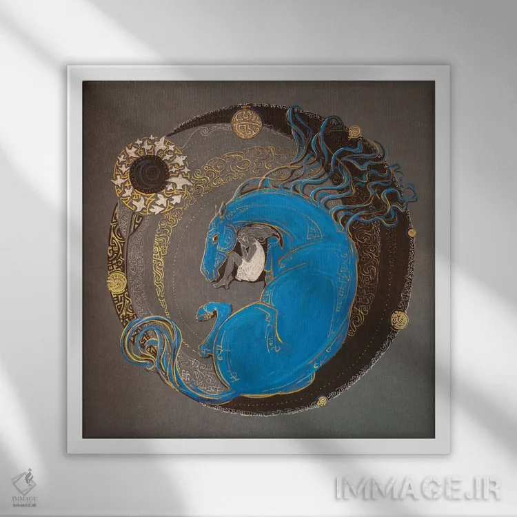 تابلو محافظت از یک رویا اثر فافا کورولوا - نمای قابدار سفید