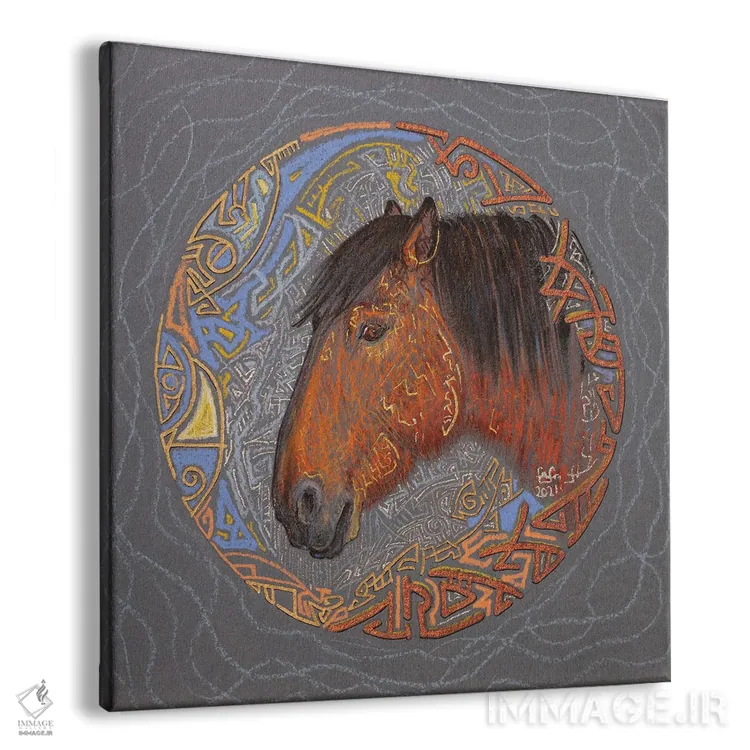 تابلو نگهبان زمستان اثر فافا کورولوا - نمای پرسپکتیو محصول