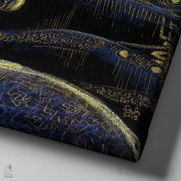 تابلو آوردن نور اثر فافا کورولوا - نمای نزدیک بافت بوم