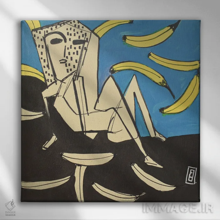 تابلو کاغذ شماره ۱ اثر فرانتیشک فلوریان - نمای روبهرو روی دیوار