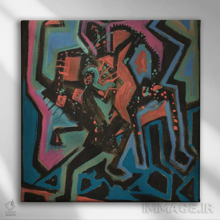 تابلو کاغذ شماره ۶ اثر فرانتیشک فلوریان - نمای روبهرو روی دیوار