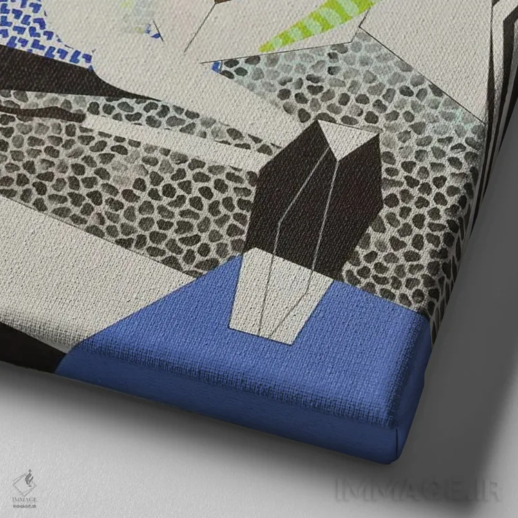 تابلو مهمانی گیاهی استراحت شماره ۱ اثر فرانتیشک فلوریان - نمای نزدیک بافت بوم