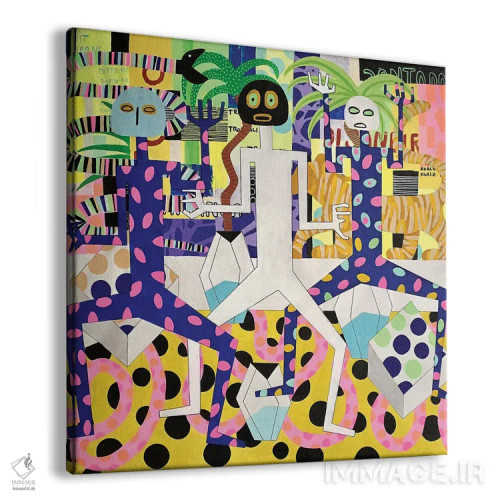 تابلو سالن رقص نقطهپولکا اثر فرانتیشک فلوریان - نمای پرسپکتیو محصول