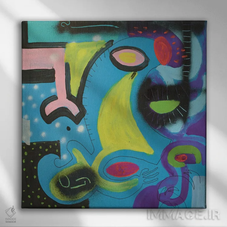 تابلو کاغذ شماره ۲۲ اثر فرانتیشک فلوریان - نمای روبهرو روی دیوار