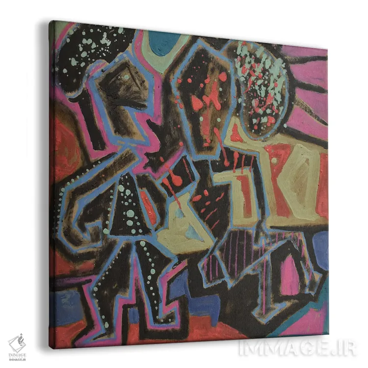 تابلو اشکال ۲ اثر فرانتیشک فلوریان - نمای پرسپکتیو محصول