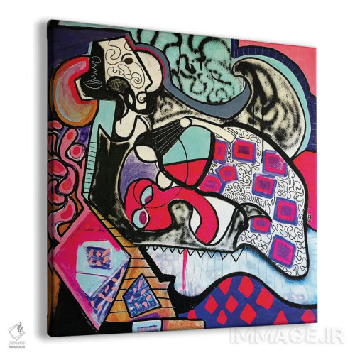 تابلو آبستره فانکی پانزده اثر فرانتیشک فلوریان - نمای پرسپکتیو محصول