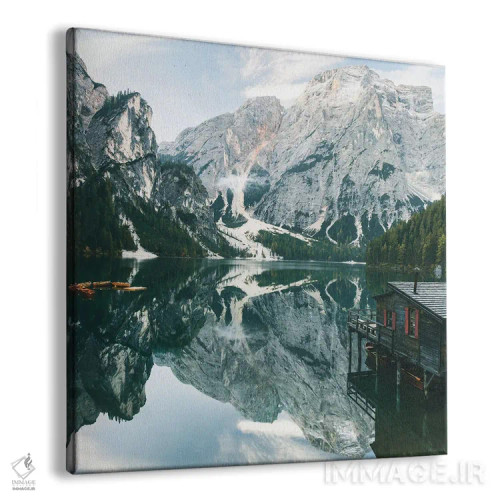 تابلو قایقخانهٔ زیبا دو اثر فابیان فورتمن - نمای پرسپکتیو محصول