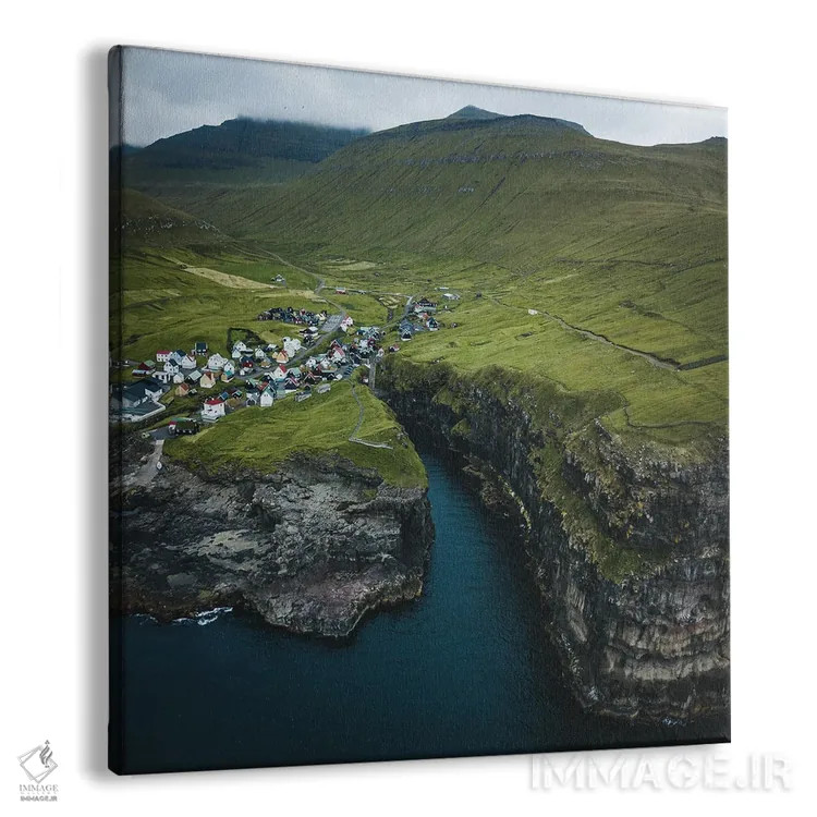 تابلو روستای شمالی دو (اسکانباوراوی) اثر فابیان فورتمن - نمای پرسپکتیو محصول