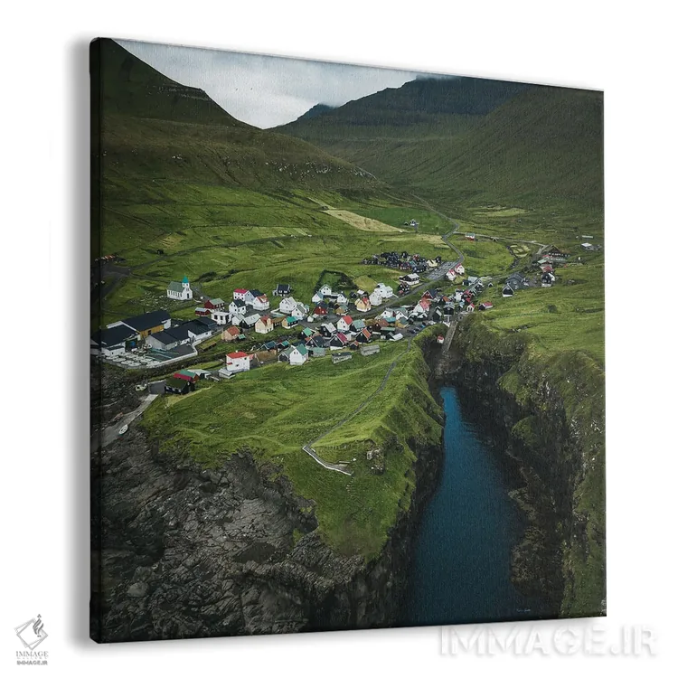 تابلو روستای شمالی (اسکانباوراوی) اثر فابیان فورتمن - نمای پرسپکتیو محصول