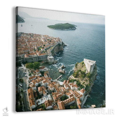 تابلو فرودگاه پادشاه (ارجاع به سریال بازی تاج و تخت) اثر فابیان فورتمن - نمای پرسپکتیو محصول