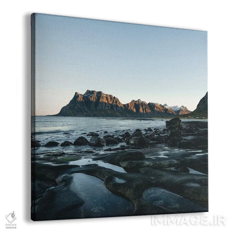 تابلو ساحل سنگی اثر فابیان فورتمن - نمای پرسپکتیو محصول