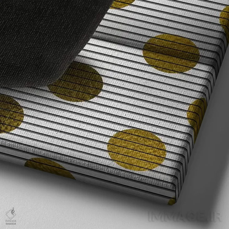 تابلو مخفیگاه مخفی من اثر فایو بای فایو کالکتیو - نمای نزدیک بافت بوم