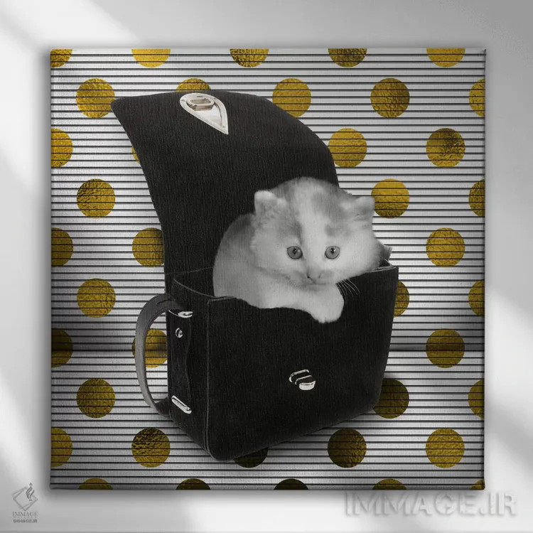 تابلو مخفیگاه مخفی من اثر فایو بای فایو کالکتیو - نمای روبهرو روی دیوار