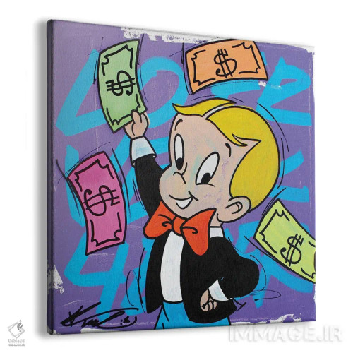 تابلو پول پرواز میکند اثر فرانک باندا - نمای پرسپکتیو محصول