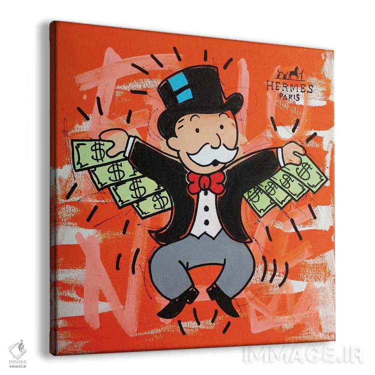 تابلو پرواز کن اثر فرانک باندا - نمای پرسپکتیو محصول