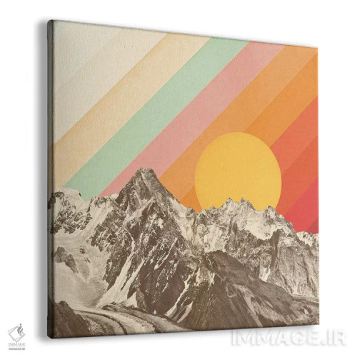 تابلو کوهنما I اثر فلوران بُدار (هنرمند فرانسوی) - نمای پرسپکتیو محصول
