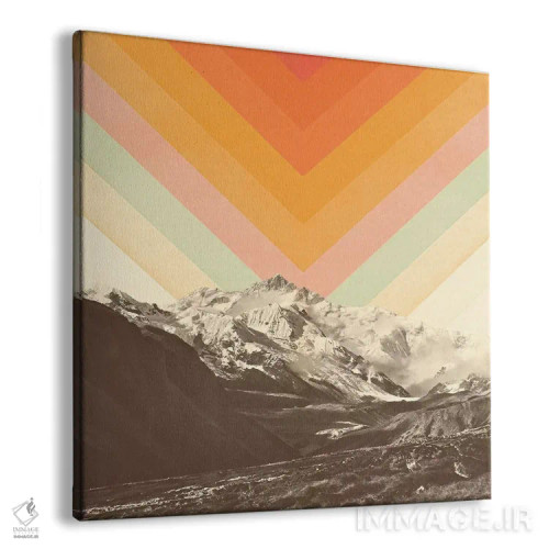 تابلو کوهنما II اثر فلوران بُدار (هنرمند فرانسوی) - نمای پرسپکتیو محصول