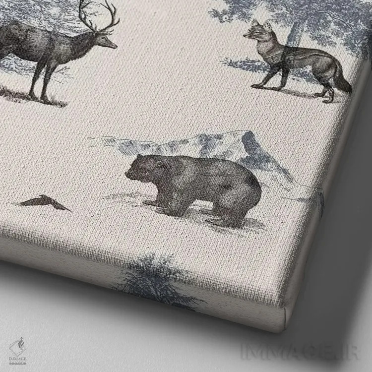 تابلو جایی که به آن تعلق دارند اثر فلوران بُدار (هنرمند فرانسوی) - نمای نزدیک بافت بوم