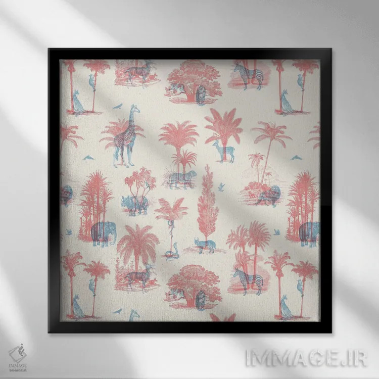 تابلو جایی که به آن تعلق دارند اثر فلوران بُدار (هنرمند فرانسوی) - نمای قابدار مشکی