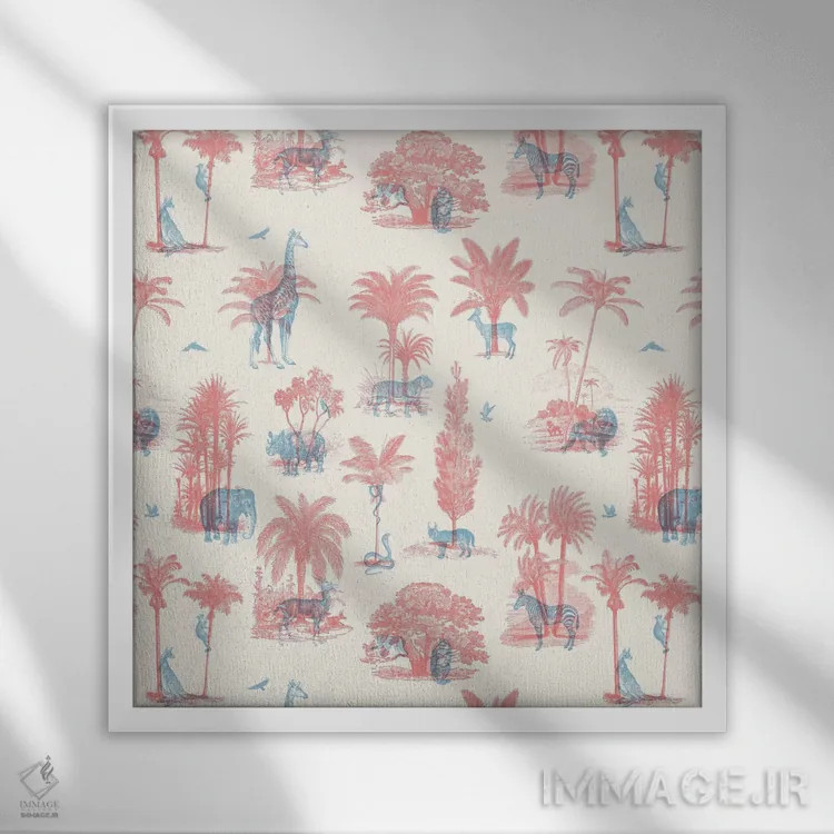 تابلو جایی که به آن تعلق دارند اثر فلوران بُدار (هنرمند فرانسوی) - نمای قابدار سفید