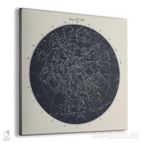 تابلو نقشه شماره XIV اثر فلوران بُدار (هنرمند فرانسوی) - نمای پرسپکتیو محصول