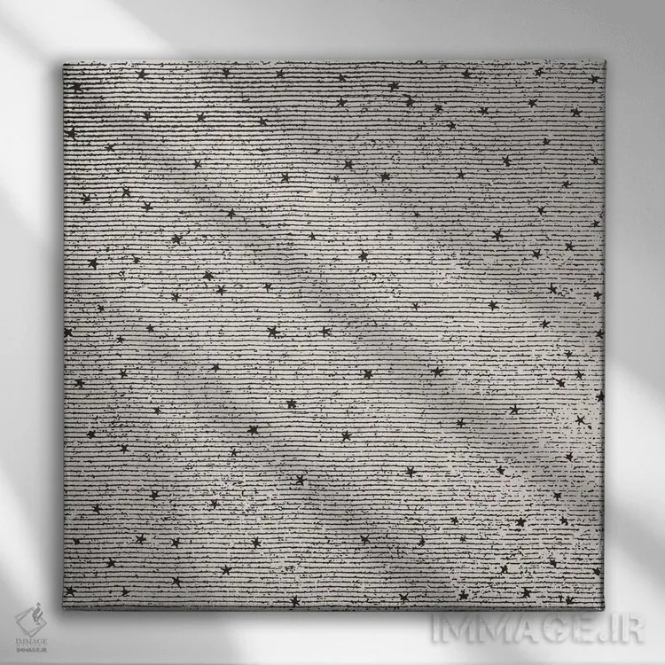تابلو آسمانهای ستارهای اثر فلوران بُدار (هنرمند فرانسوی) - نمای روبهرو روی دیوار