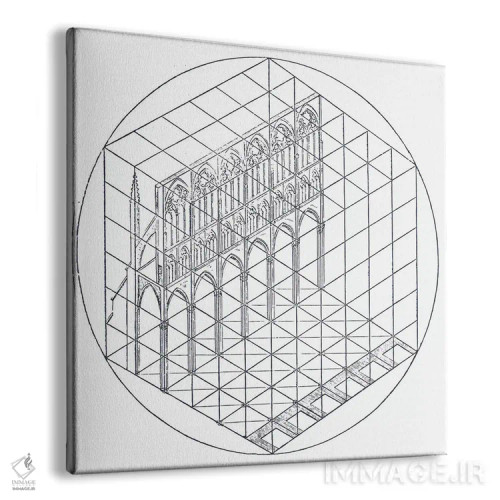 تابلو نما (ساختمان) اثر فلوران بُدار (هنرمند فرانسوی) - نمای پرسپکتیو محصول