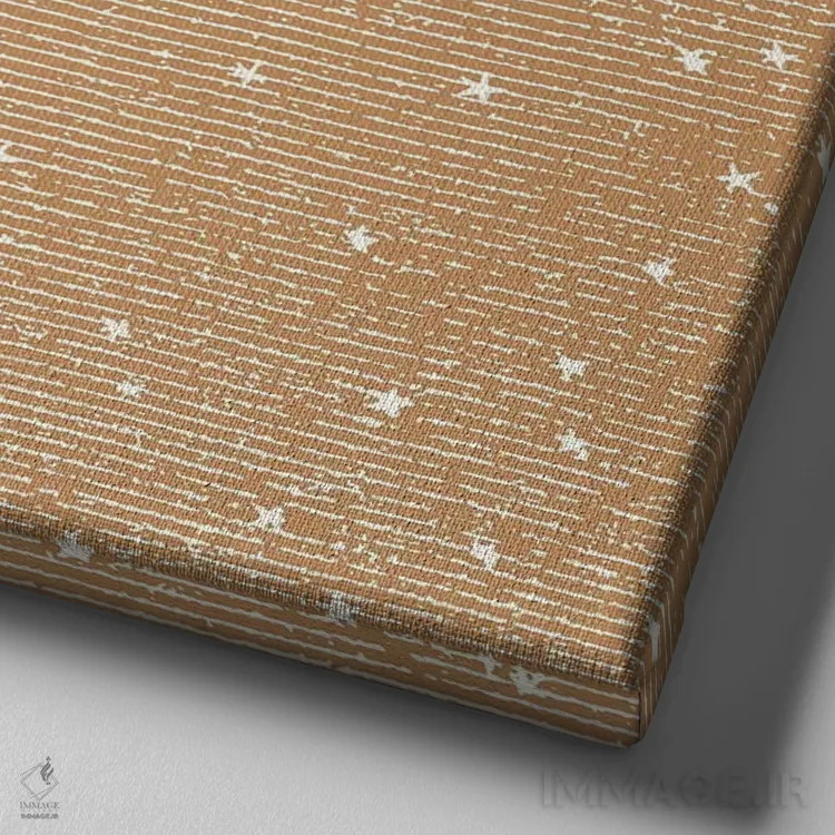 تابلو آسمانهای ستارهای اثر فلوران بُدار (هنرمند فرانسوی) - نمای نزدیک بافت بوم