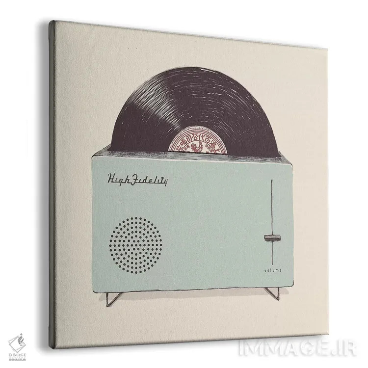 تابلو وفاداری بالا (های فیدلیتی) اثر فلوران بُدار (هنرمند فرانسوی) - نمای پرسپکتیو محصول