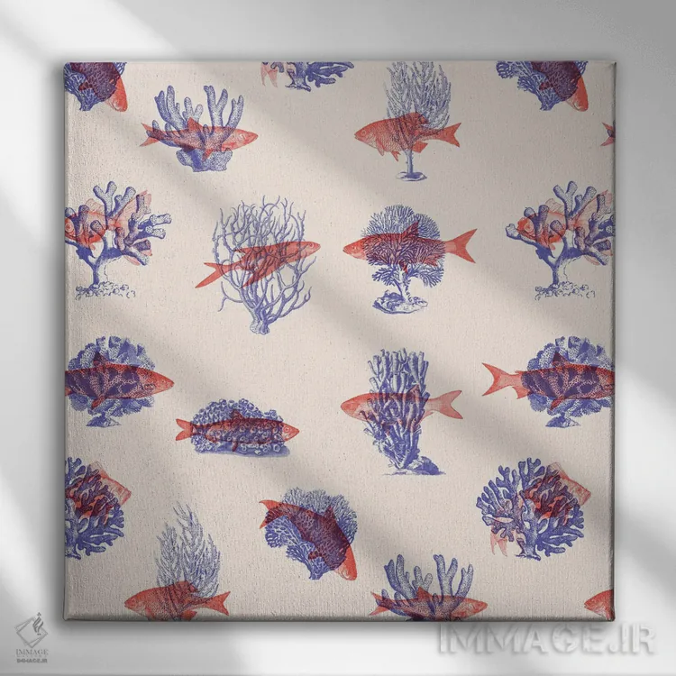 تابلو جایی که متعلقاند اثر فلوران بُدار (هنرمند فرانسوی) - نمای روبهرو روی دیوار