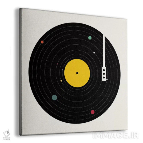 تابلو موسیقی در همه جا اثر فلوران بُدار (هنرمند فرانسوی) - نمای پرسپکتیو محصول