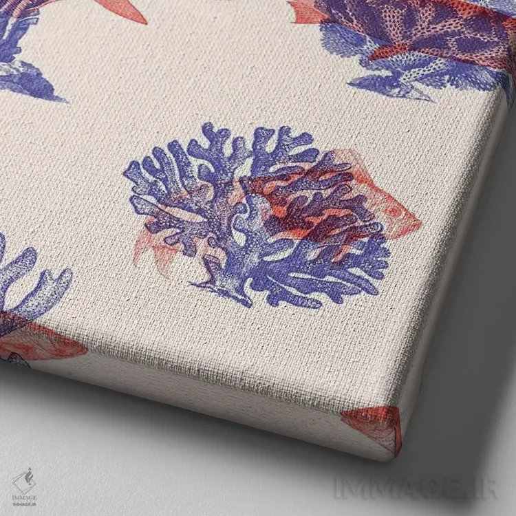 تابلو جایی که متعلقاند اثر فلوران بُدار (هنرمند فرانسوی) - نمای نزدیک بافت بوم