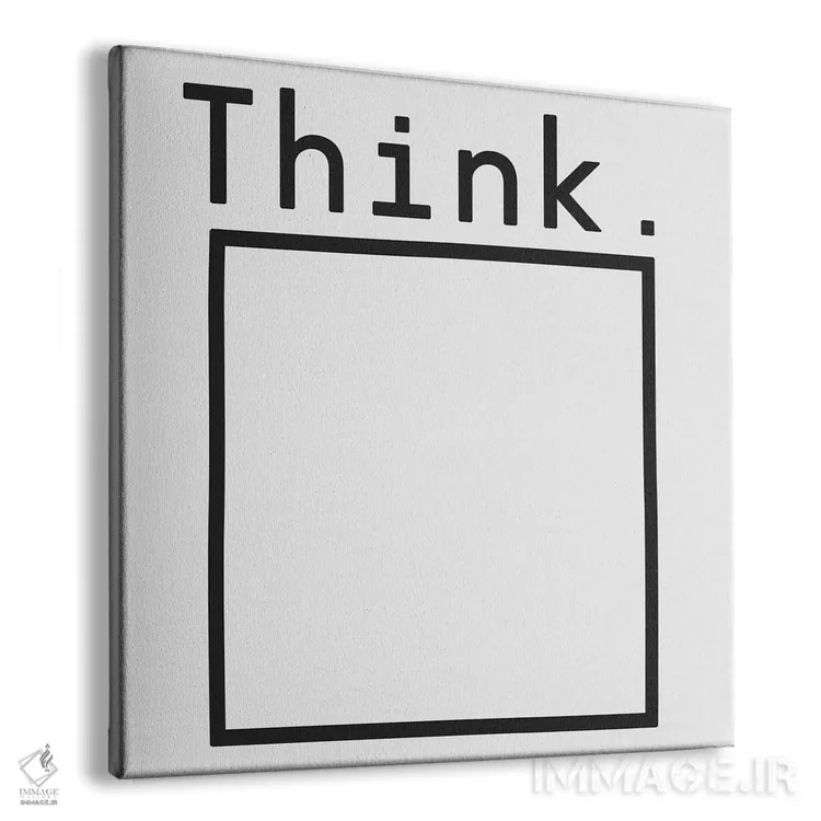 تابلو فکر کن اثر فلوران بُدار (هنرمند فرانسوی) - نمای پرسپکتیو محصول